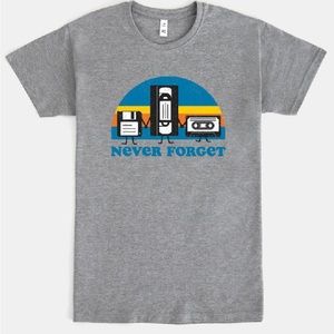Never Forget vintage style t shirt medium